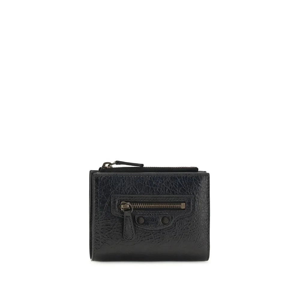 Balenciaga Svart Lamb Ovis Aries Plånbok