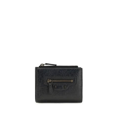 Balenciaga Svart Lamb Ovis Aries Plånbok