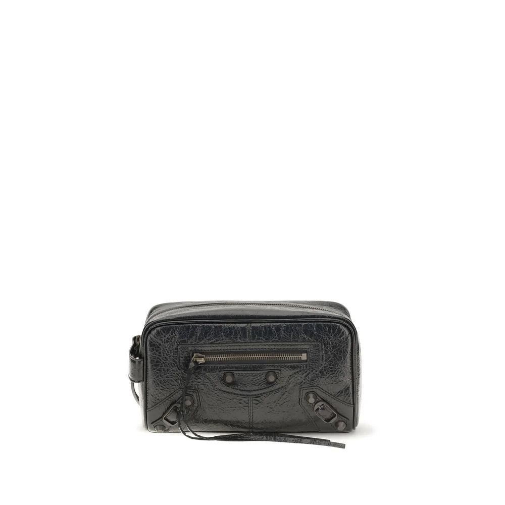 Balenciaga Black Lamb Ovis Aries Aries Wallet