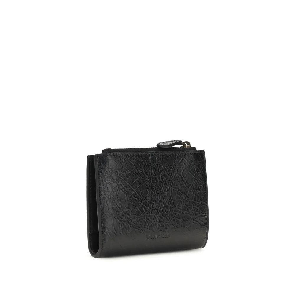 Balenciaga Svart Lamb Ovis Aries Plånbok