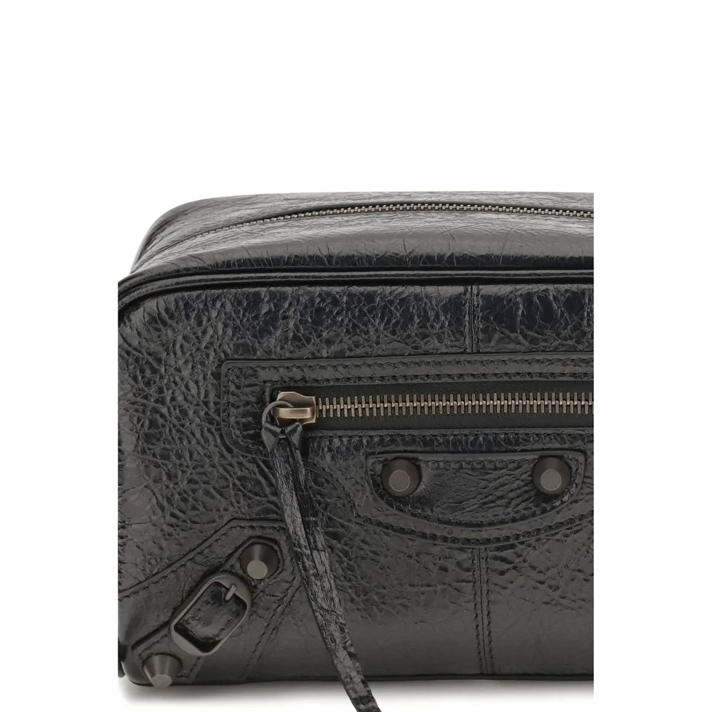 Balenciaga Black Lamb Ovis Aries Aries Wallet