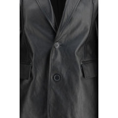 Balenciaga Black Leather Jacket - M