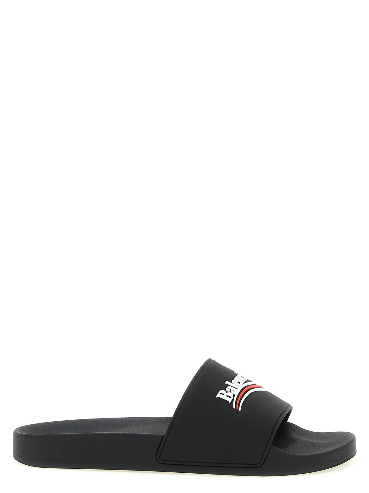 Balenciaga Black Plastic Slides - EU46/US13