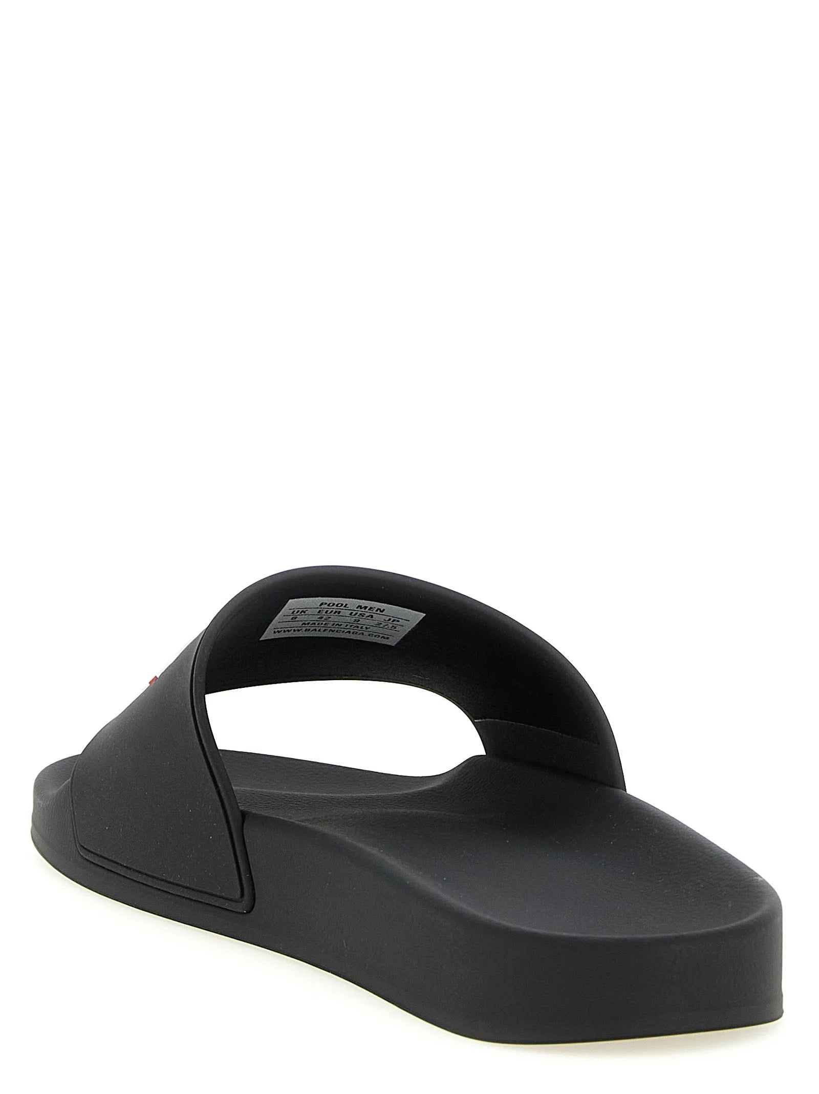 Balenciaga Black Plastic Slides - EU46/US13