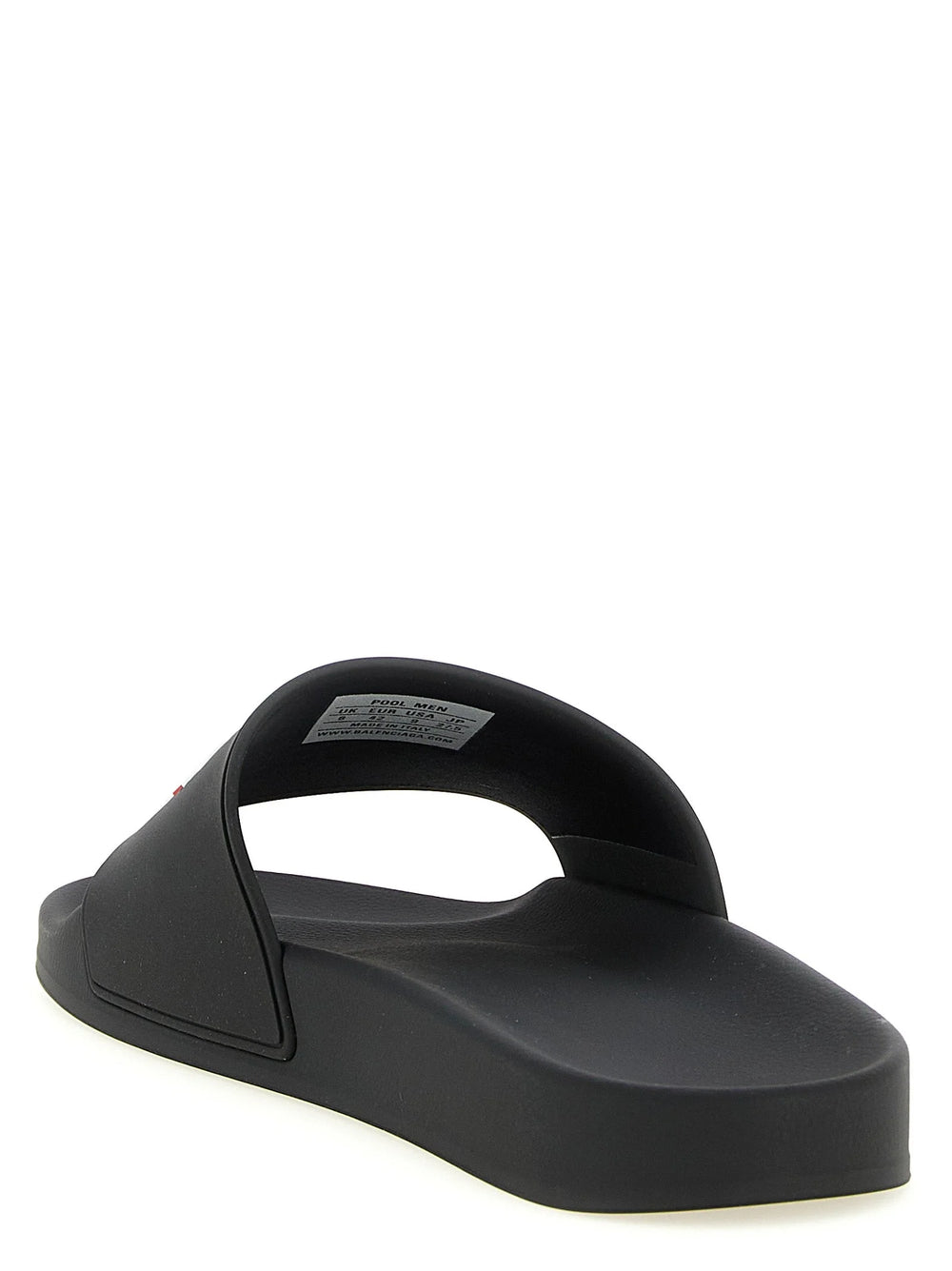 Balenciaga Black Plastic Slides - EU46/US13