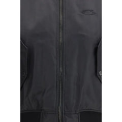 Balenciaga Black Polyamide Bomber - M
