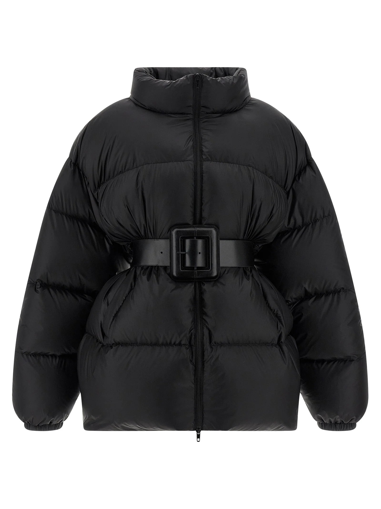 Balenciaga Black Polyamide Full-Length Jacket - S