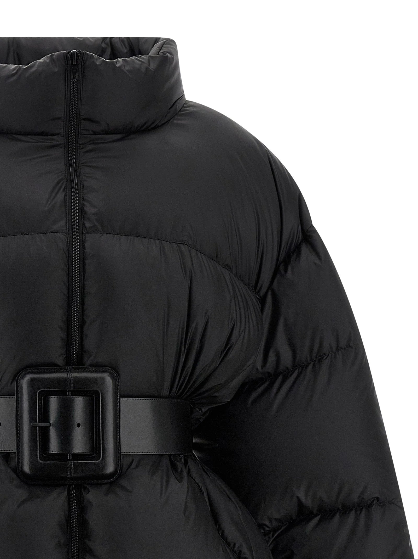 Balenciaga Black Polyamide Full-Length Jacket - S