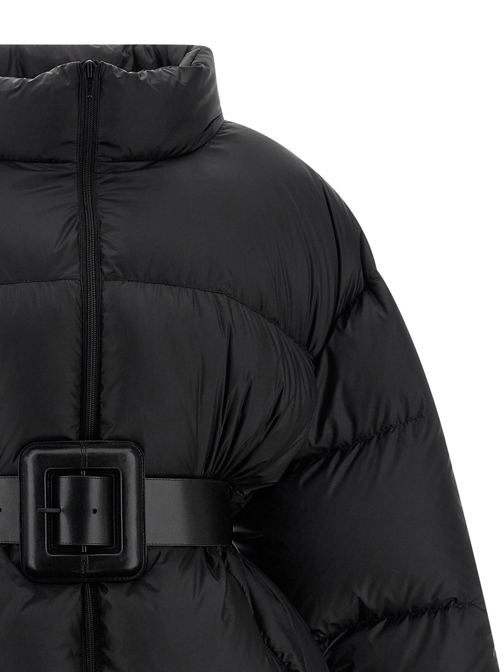 Balenciaga Black Polyamide Full-Length Jacket - S