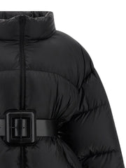 Balenciaga Black Polyamide Full-Length Jacket - S