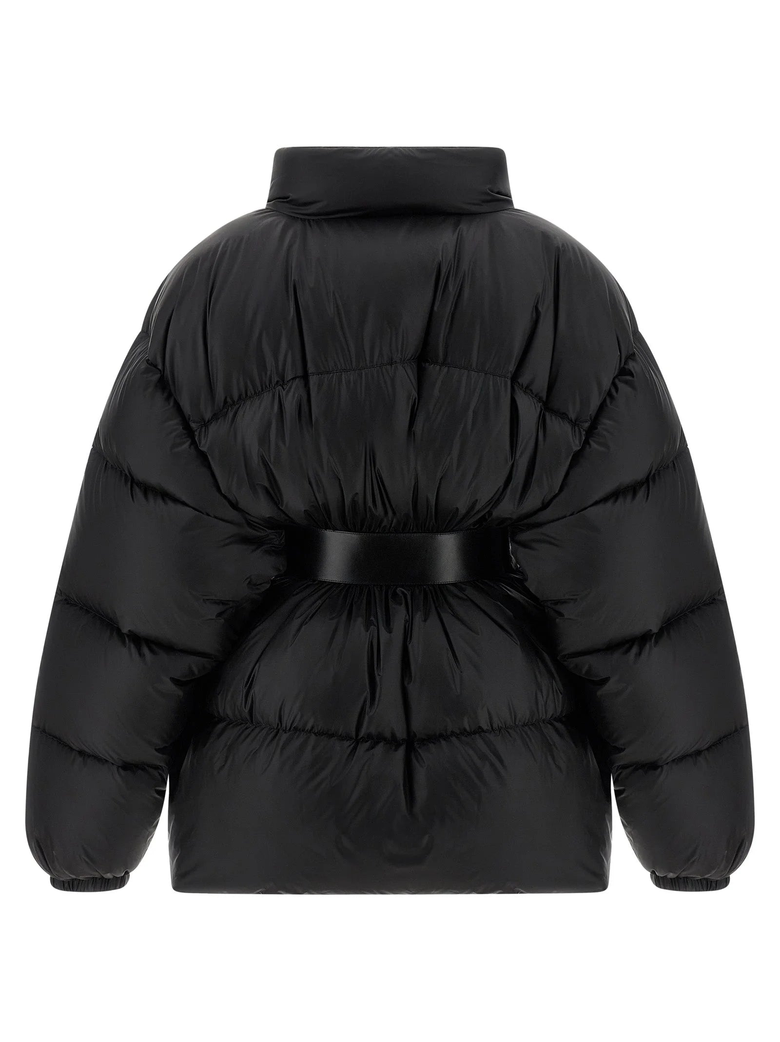 Balenciaga Black Polyamide Full-Length Jacket - S