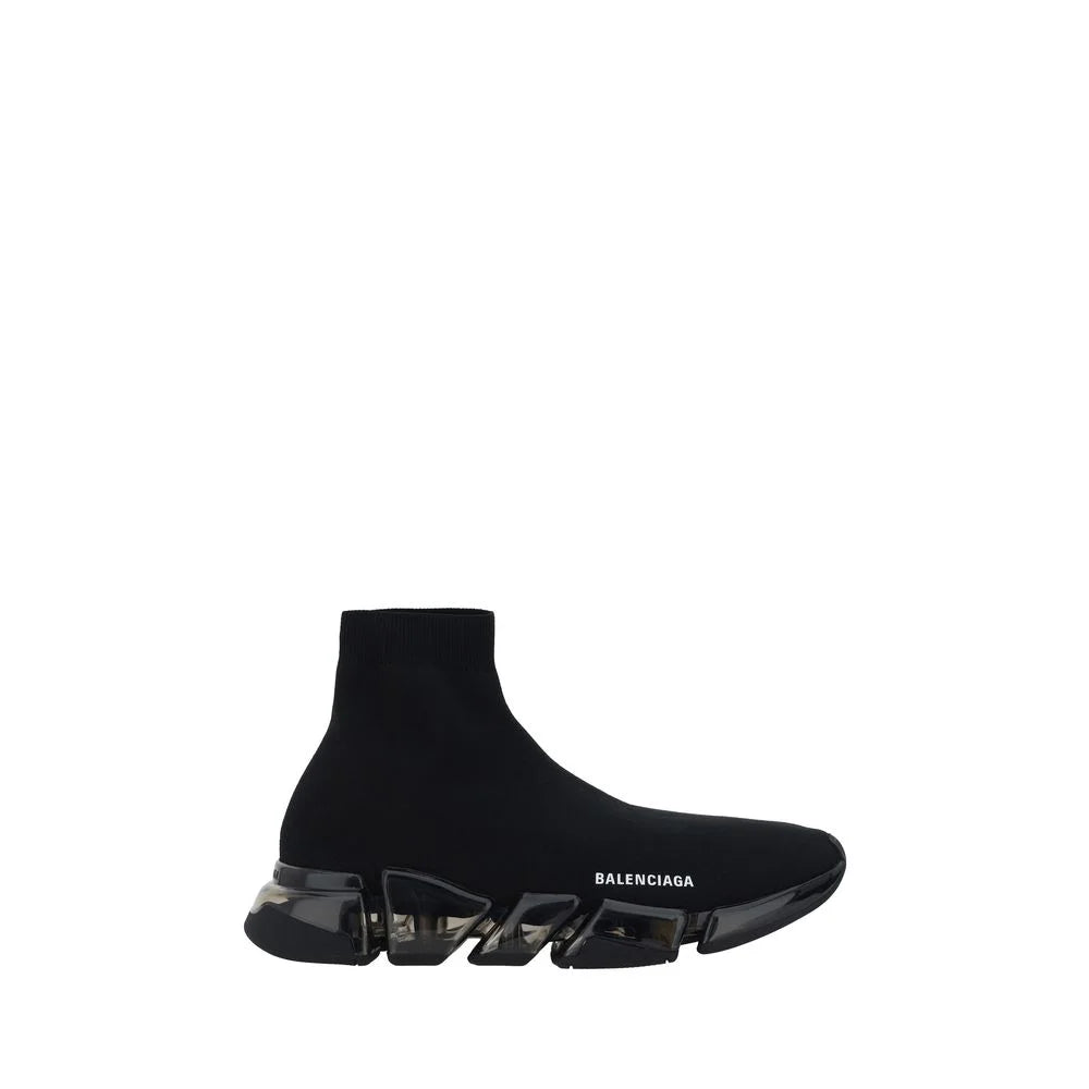 Balenciaga Black Polyester Athletic Sneakers