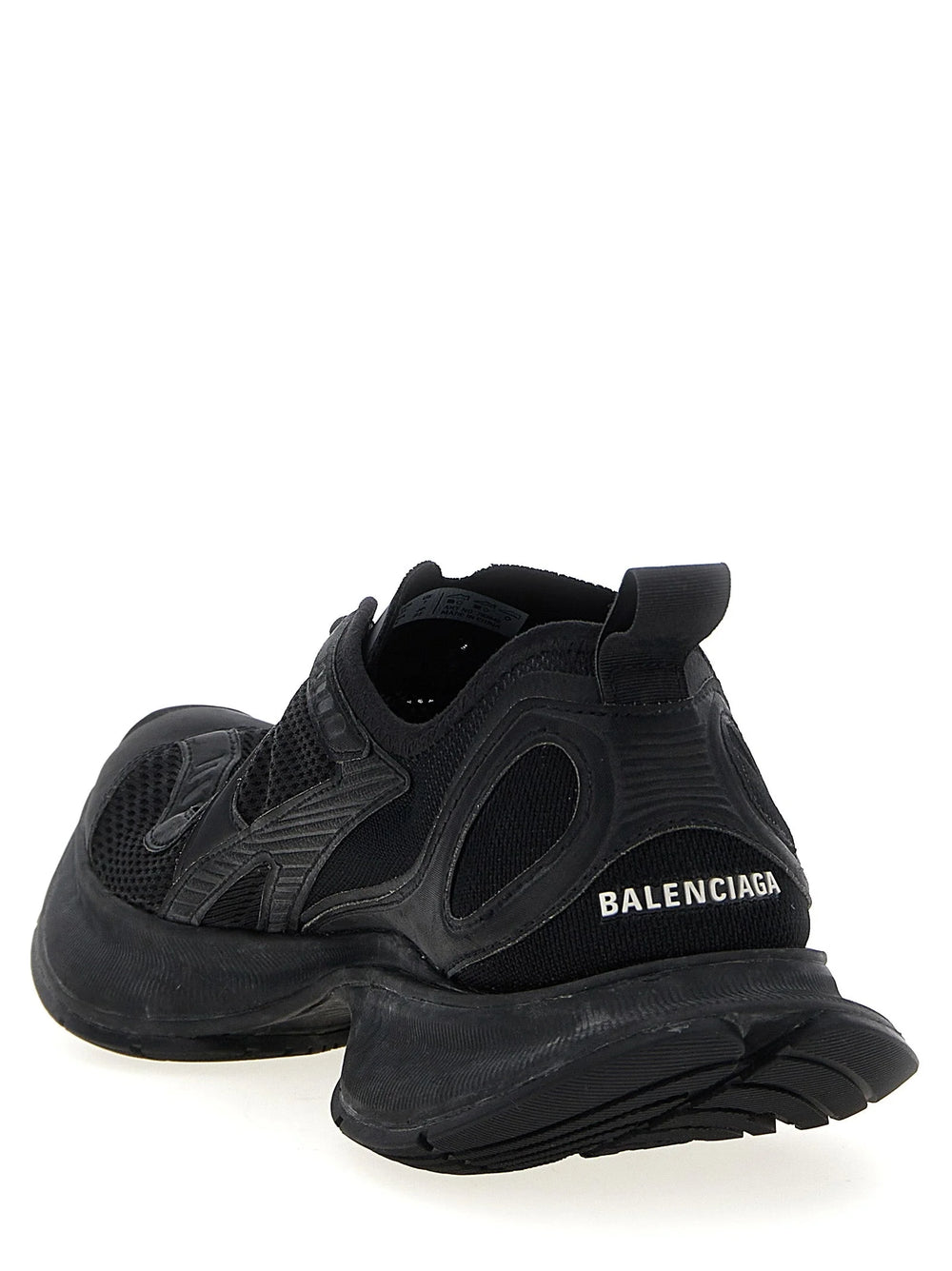 Balenciaga Black Polyester Athletic Sneakers