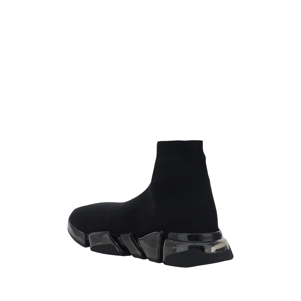 Balenciaga Black Polyester Athletic Sneakers