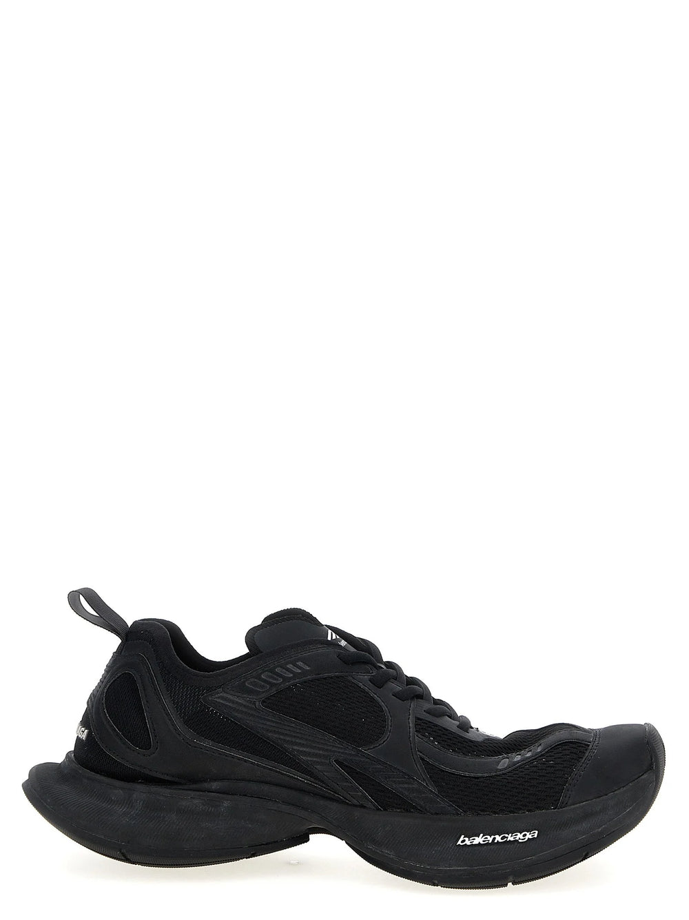Balenciaga Black Polyester Athletic Sneakers