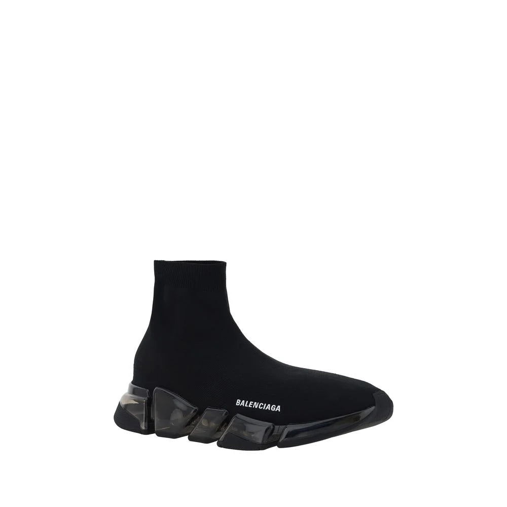 Balenciaga Black Polyester Athletic Sneakers