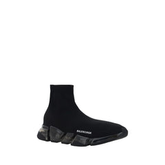 Balenciaga Black Polyester Athletic Sneakers