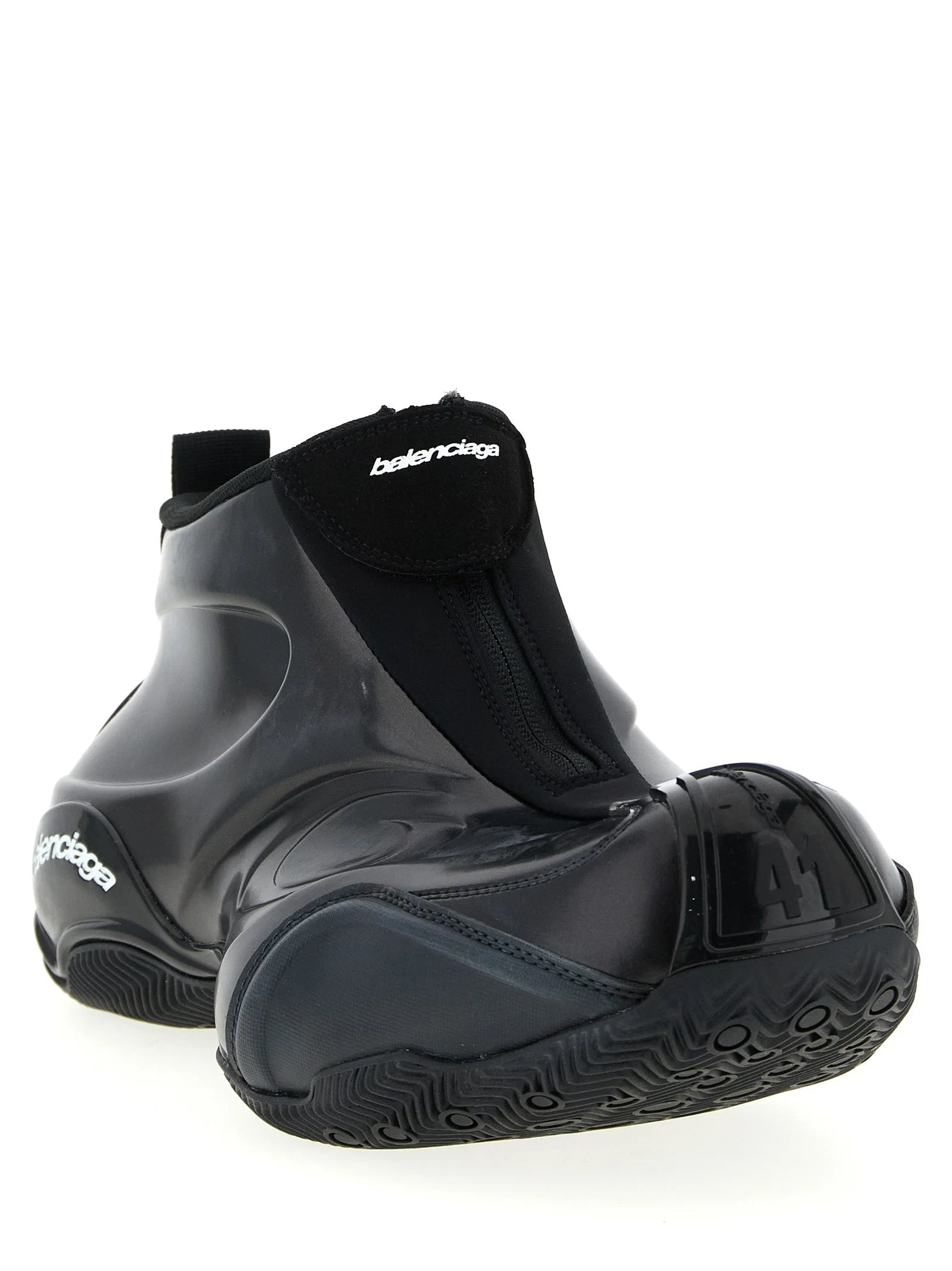 Balenciaga Black Polyester Athletic Sneakers - EU 41 | US 8