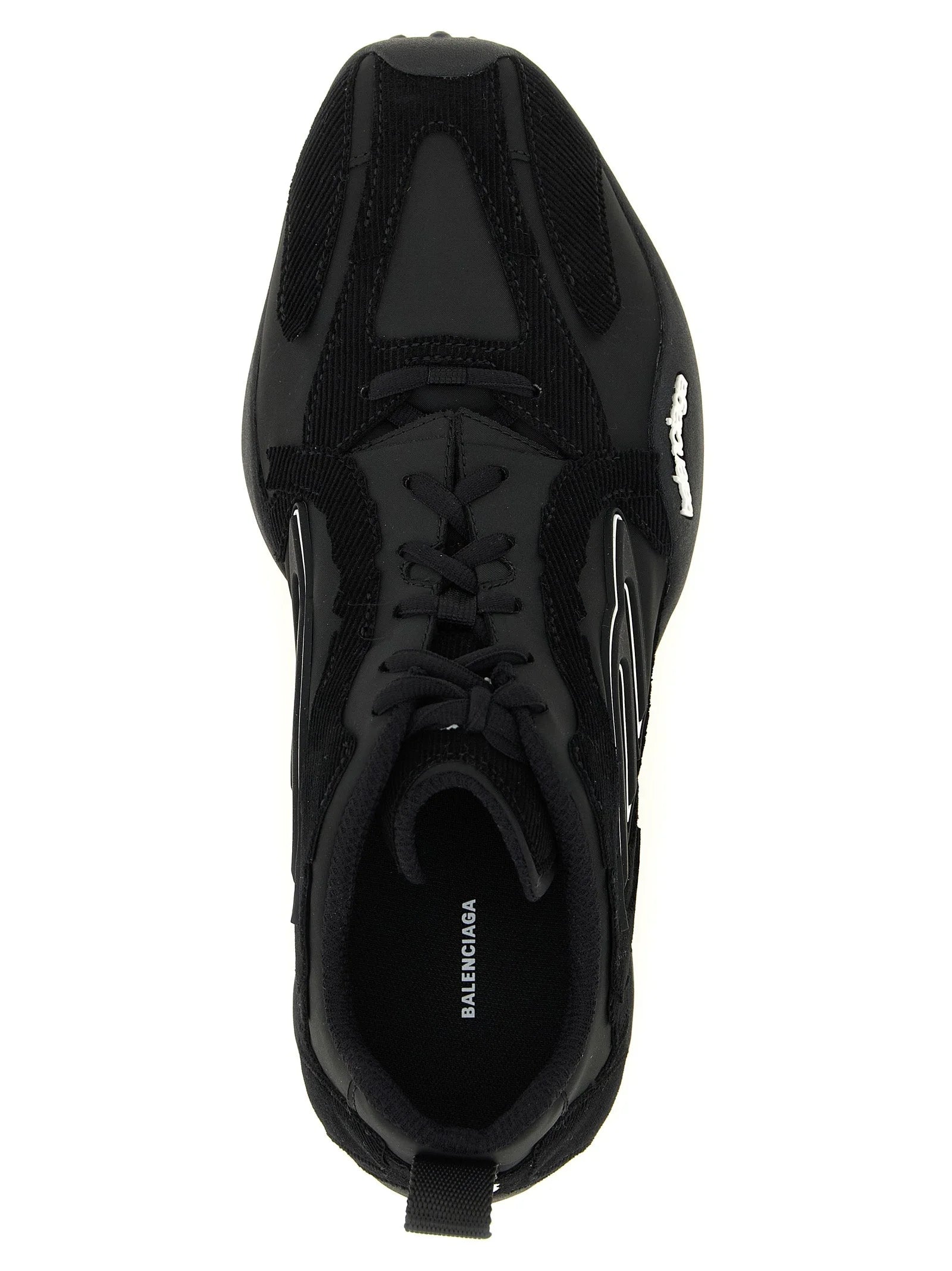Balenciaga Black Polyester Athletic Sneakers - EU44/US11