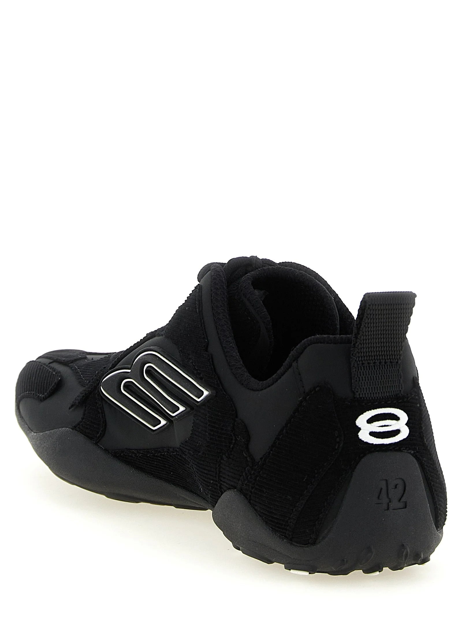 Balenciaga Black Polyester Athletic Sneakers - EU44/US11
