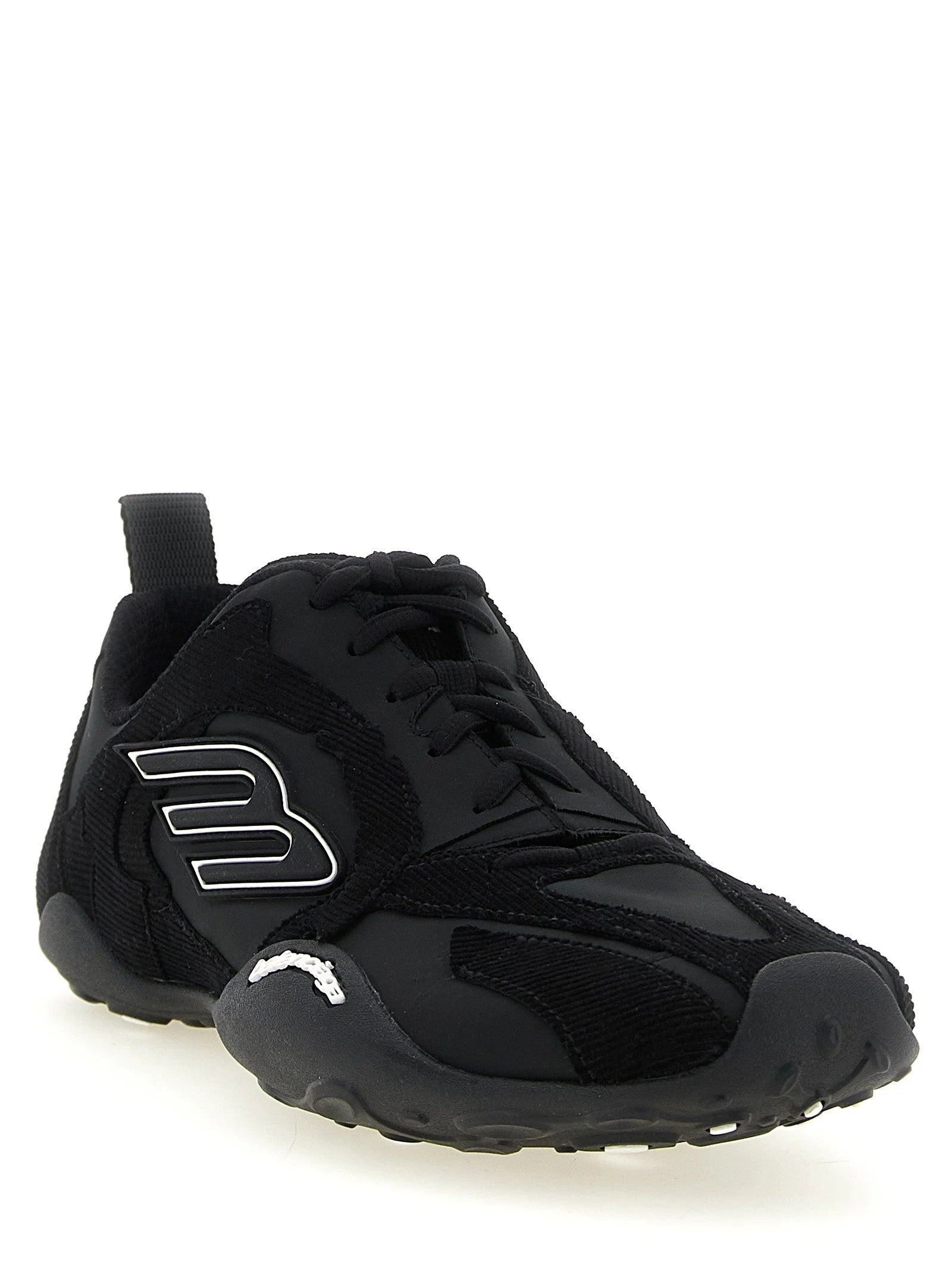 Balenciaga Black Polyester Athletic Sneakers - EU44/US11