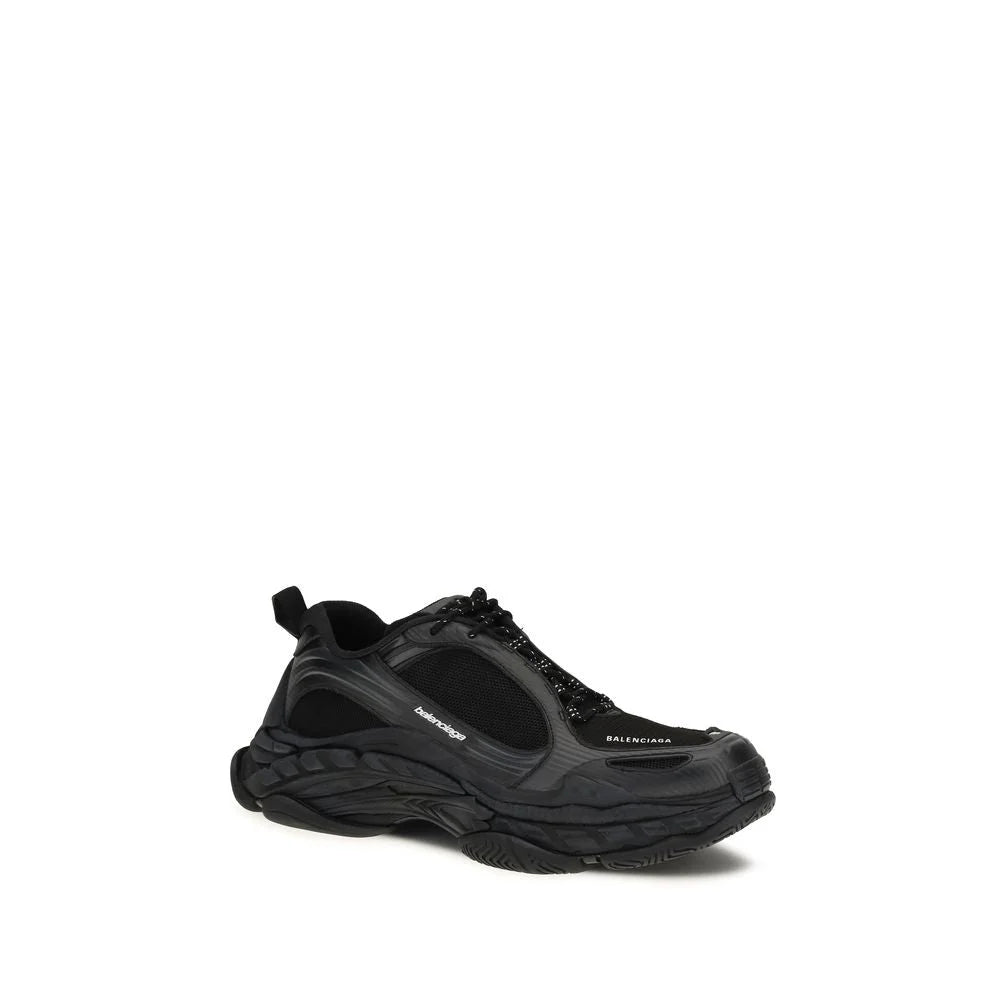 Balenciaga Black Polyester Athletic Sneakers - EU46/US13