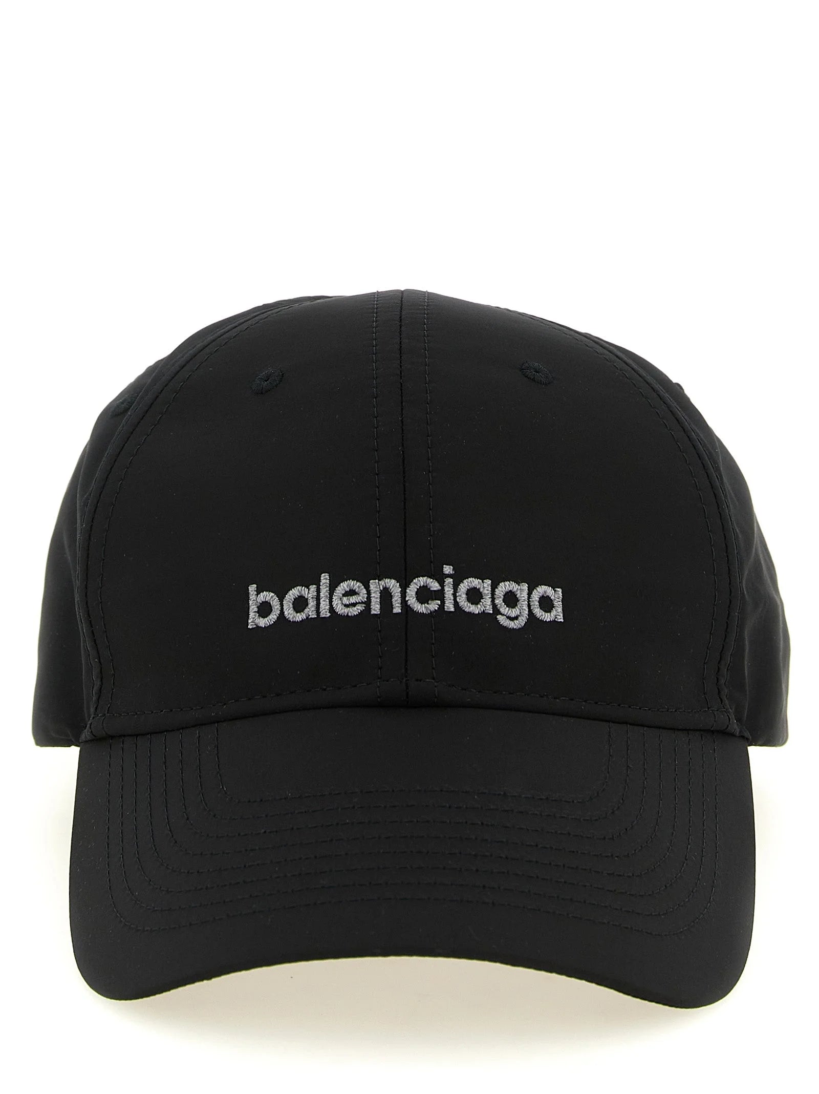 Balenciaga Black Polyester Cap (Baseball Hat) - L