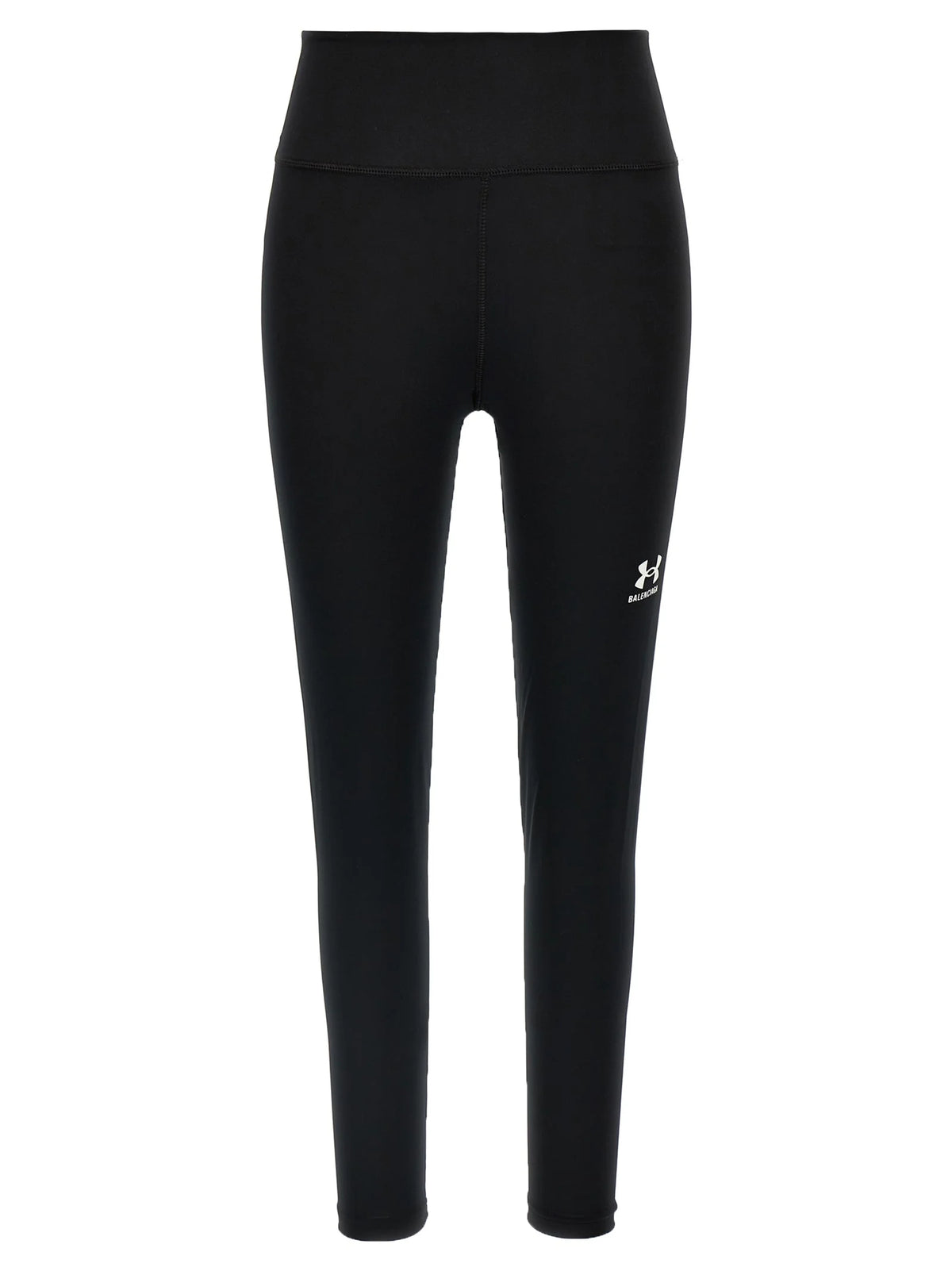 Balenciaga Black Polyester Leggings - M