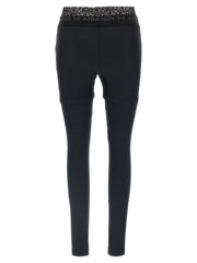 Balenciaga Black Polyester Leggings - XS
