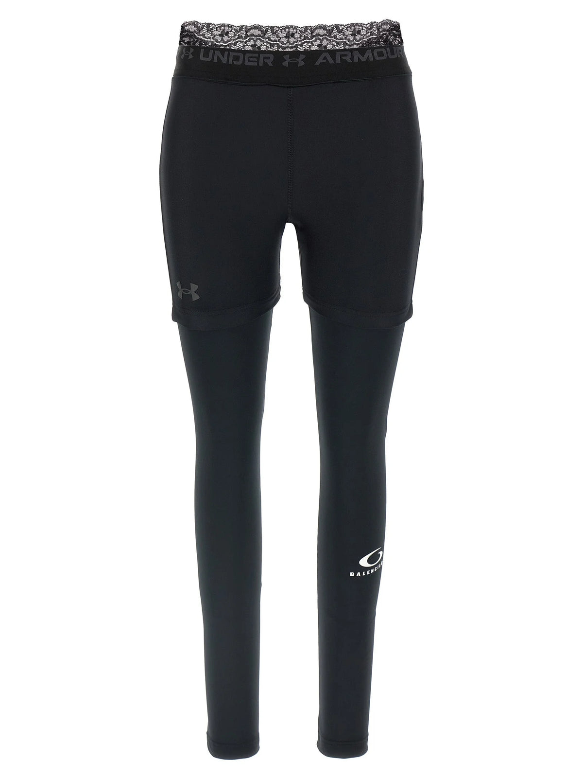 Balenciaga Black Polyester Leggings - XS