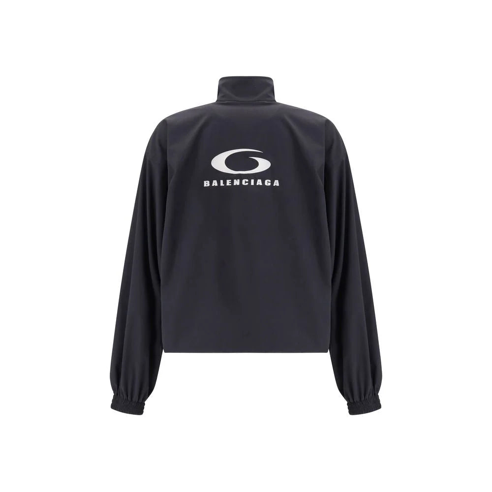 Balenciaga Black Polyester Shell Jacket