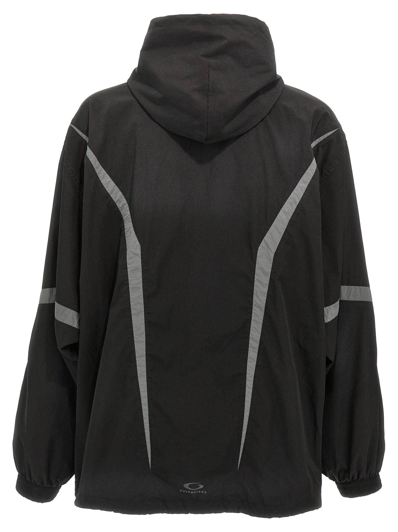 Balenciaga Black Polyester Shell Jacket - M