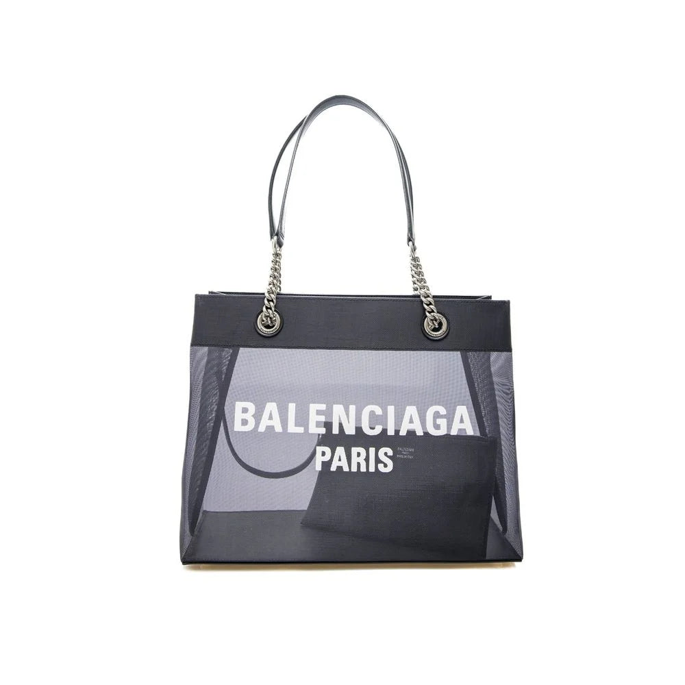 Balenciaga Black Polyester Tote Bag