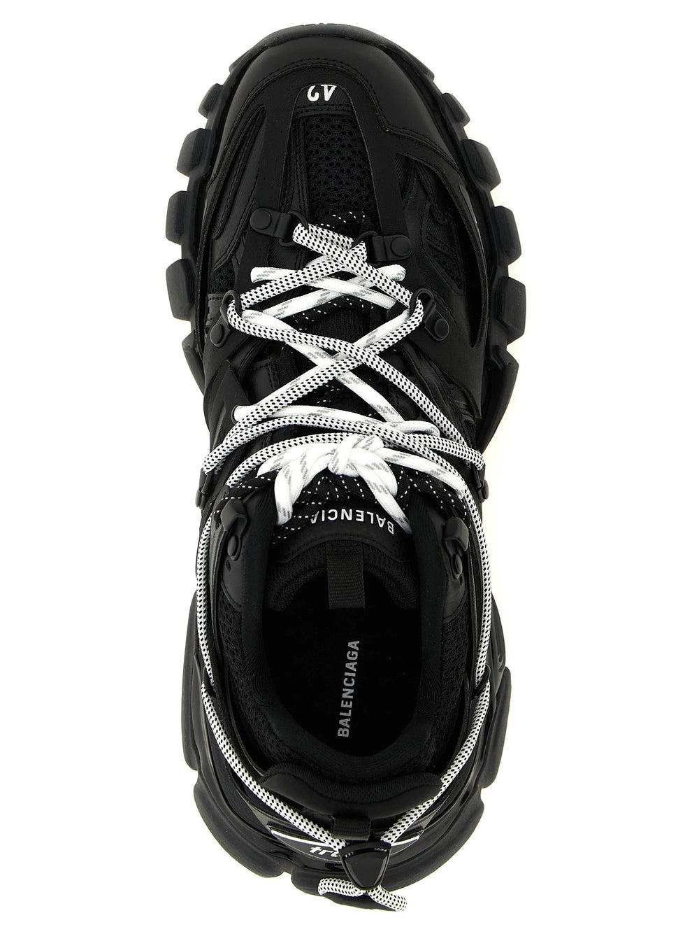 Balenciaga Black Polyethylene Athletic Sneakers