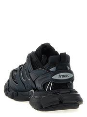 Balenciaga Black Polyethylene Athletic Sneakers