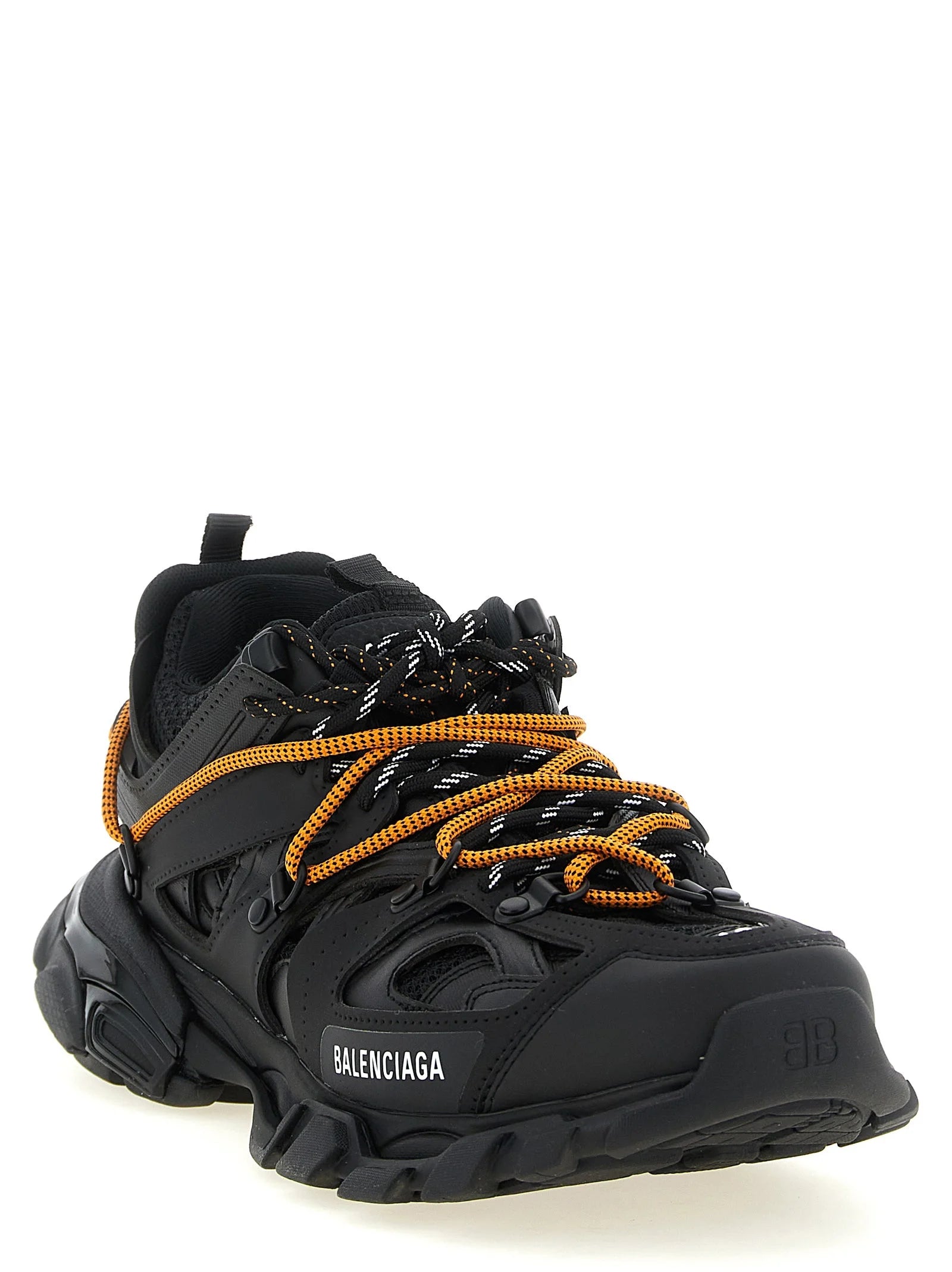 Balenciaga Black Polyethylene Athletic Sneakers