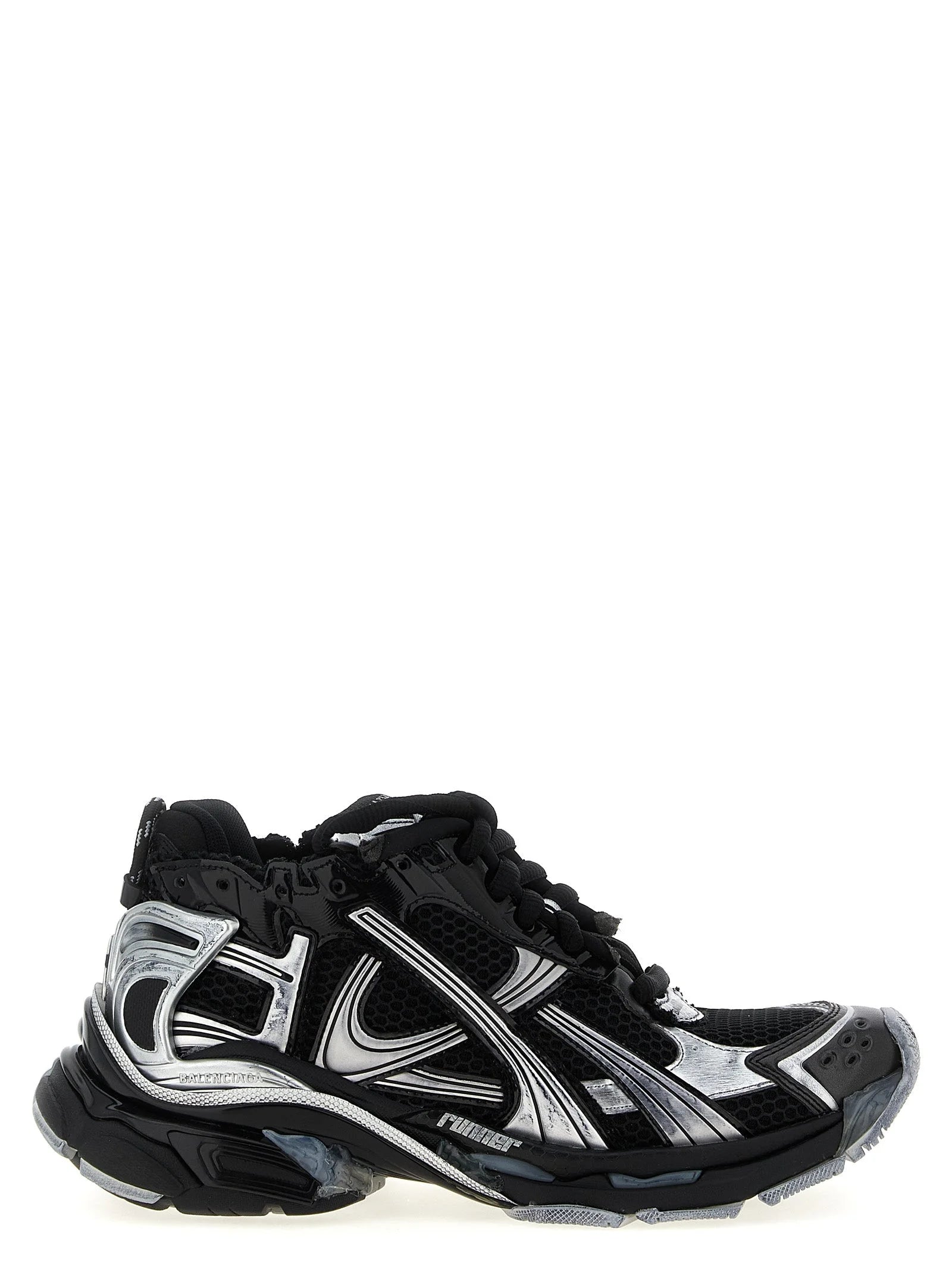 Balenciaga Black Polyethylene Athletic Sneakers - EU 40 | US 7