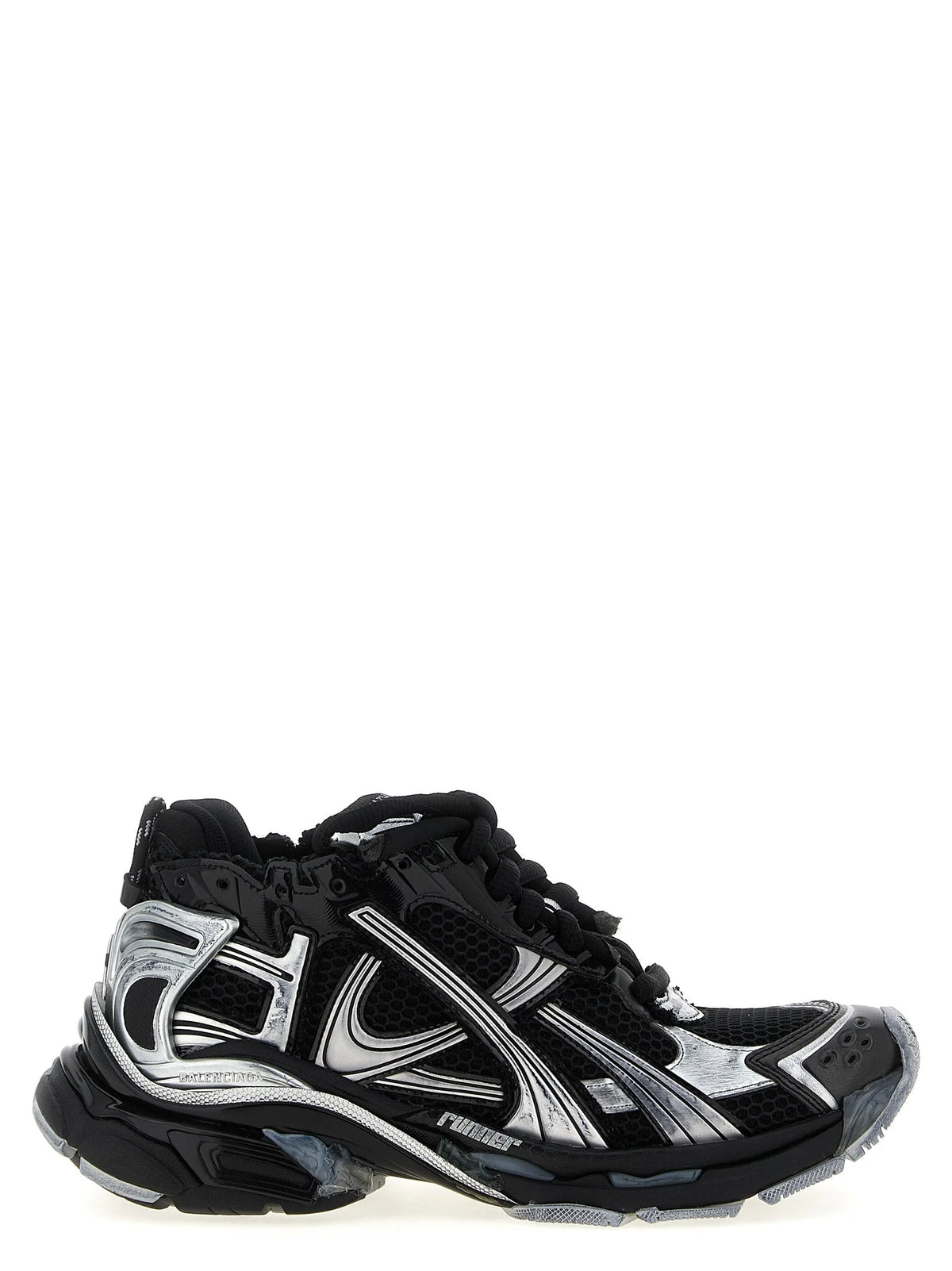 Balenciaga Black Polyethylene Athletic Sneakers - EU 40 | US 7