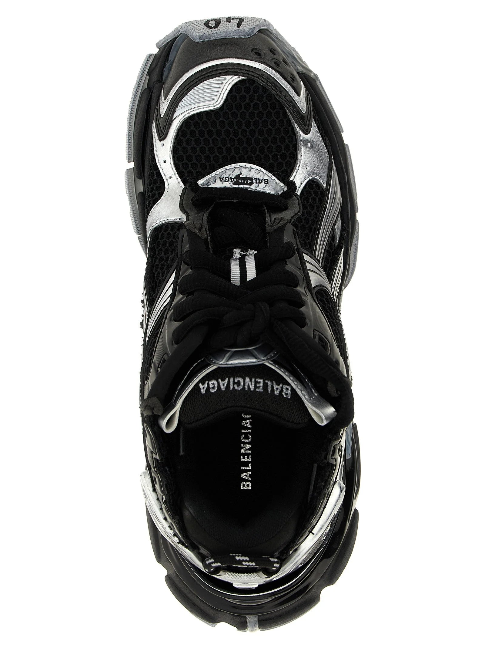 Balenciaga Black Polyethylene Athletic Sneakers - EU 40 | US 7