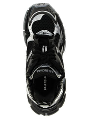 Balenciaga Black Polyethylene Athletic Sneakers - EU 40 | US 7
