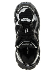 Balenciaga Black Polyethylene Athletic Sneakers - EU36/US6