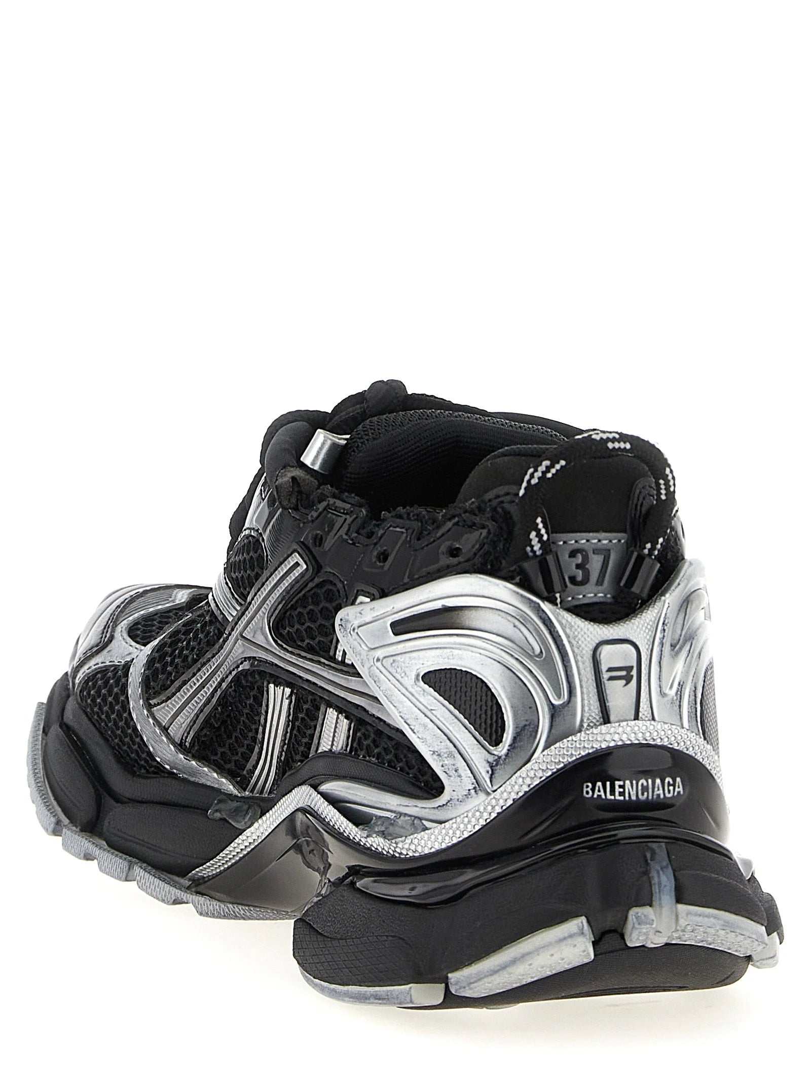 Balenciaga Black Polyethylene Athletic Sneakers - EU36/US6