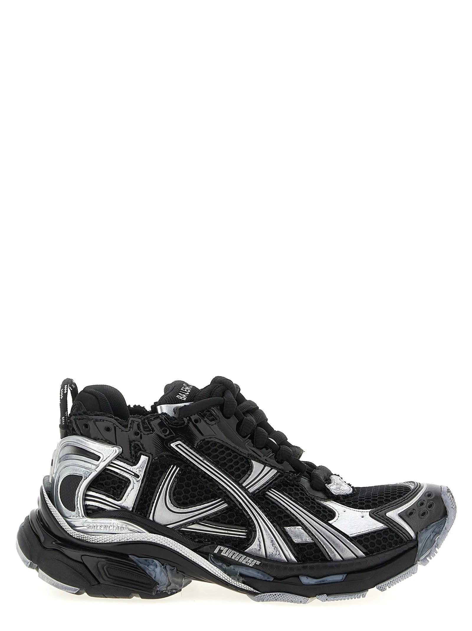 Balenciaga Black Polyethylene Athletic Sneakers - EU36/US6