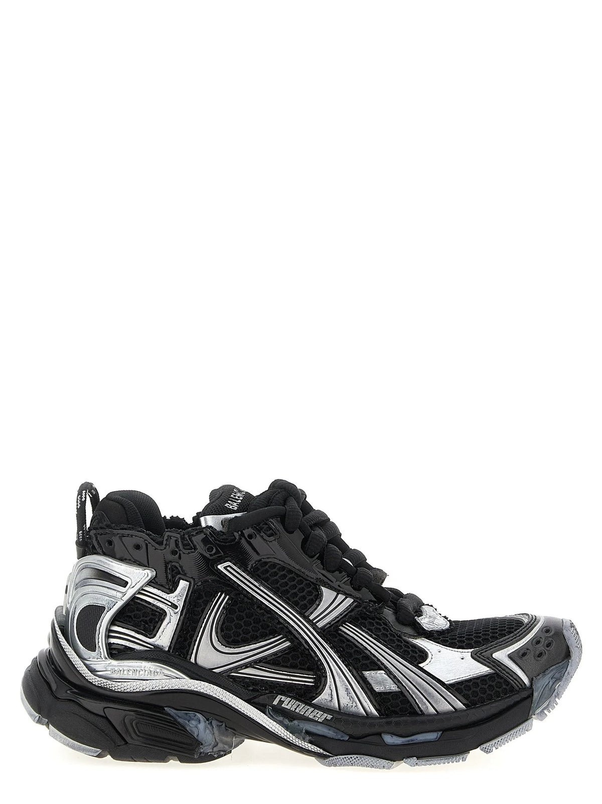 Balenciaga Black Polyethylene Athletic Sneakers - EU36/US6