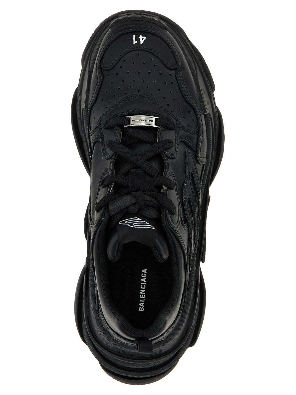 Balenciaga Black Polyethylene Athletic Sneakers - EU45/US12