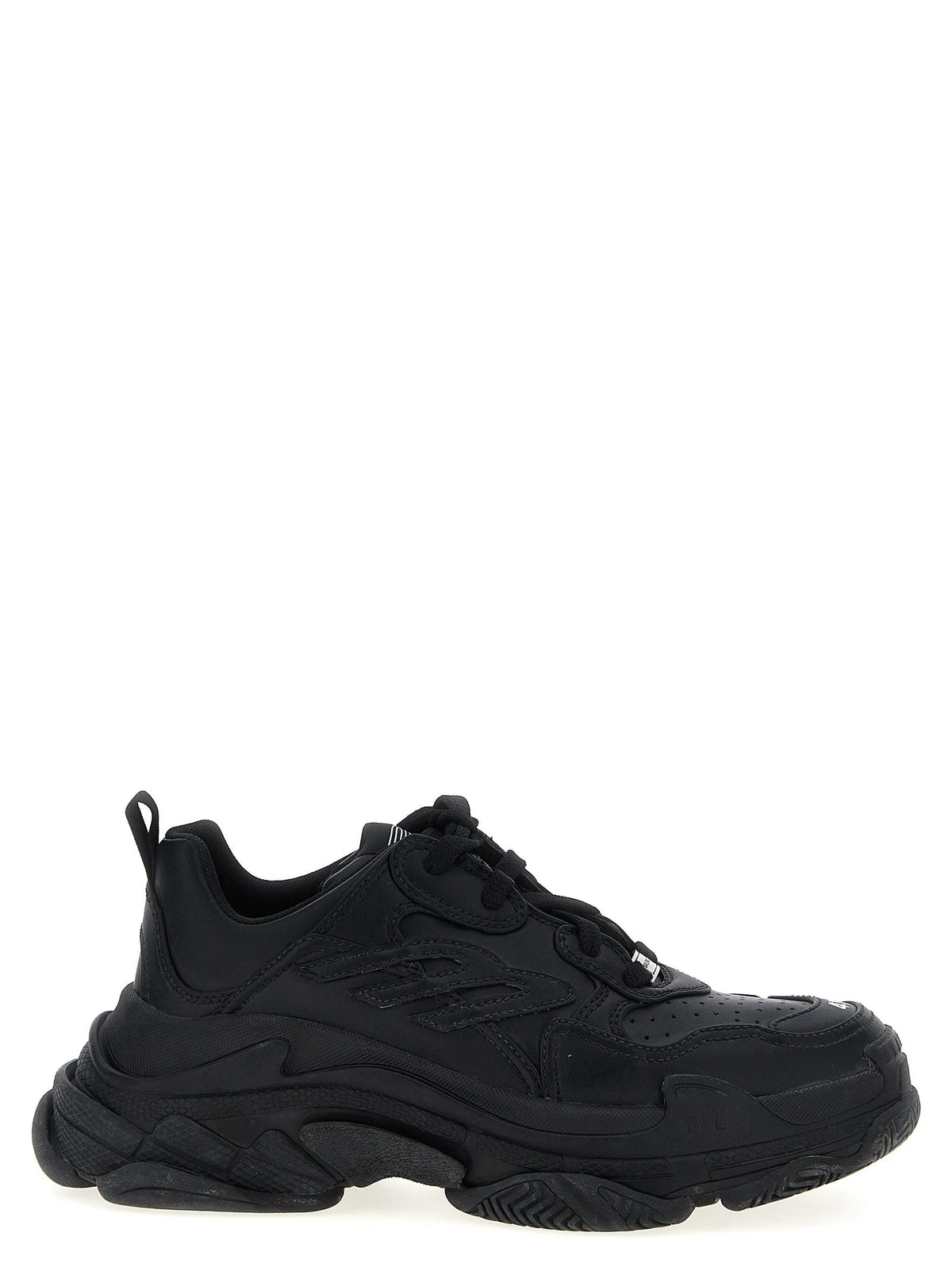 Balenciaga Black Polyethylene Athletic Sneakers - EU45/US12