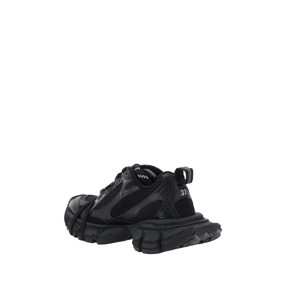 Balenciaga Black Polyurethane Chunky Sneakers