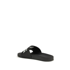 Balenciaga Black Rubber Sandals