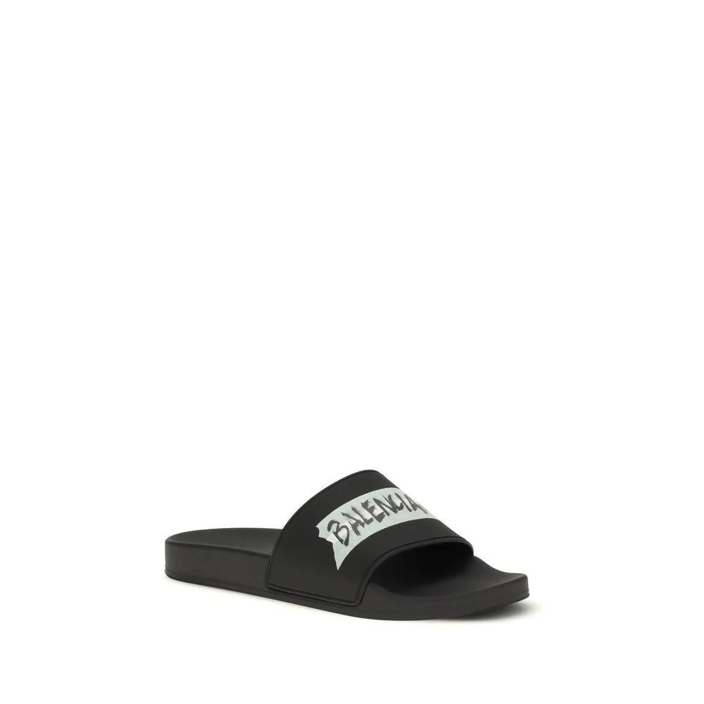 Σανδάλια Balenciaga μαύρα από καουτσούκ - EU45/US12