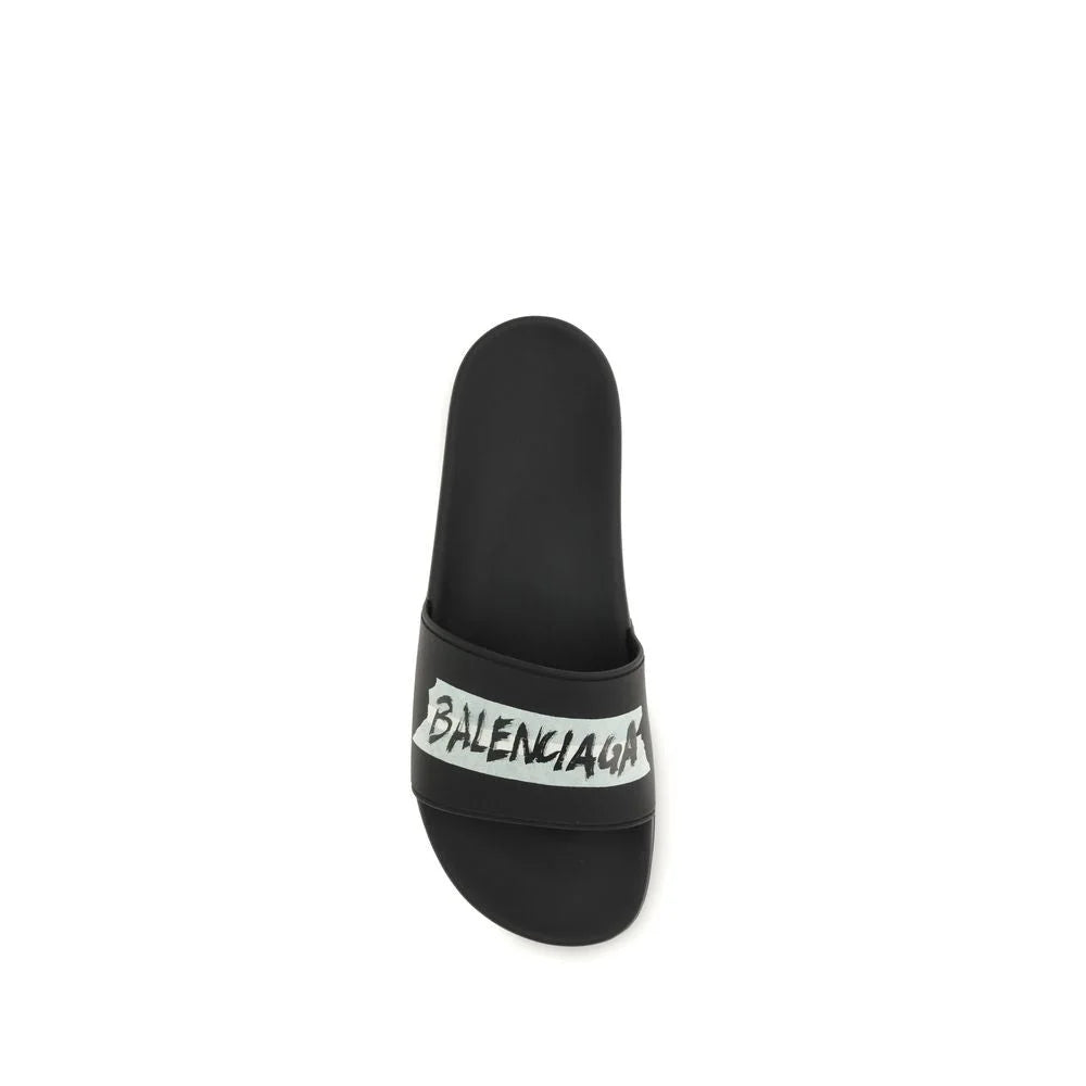 Σανδάλια Balenciaga μαύρα από καουτσούκ - EU45/US12